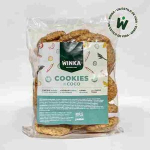 cookies integrales coco y vainilla "winka"