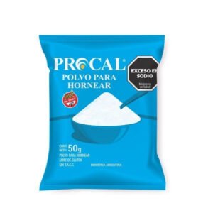 polvo para hornear "procal"