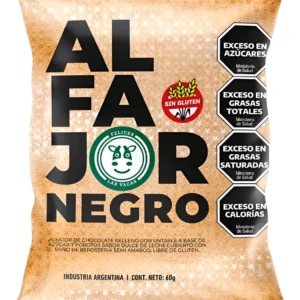alfajor negro felices las vacas